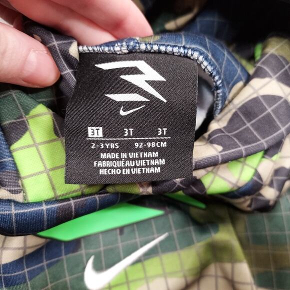 Boys 3T Nike Dangeruss Camo Pullover Hoodie Gorpcore - Picture 7 of 11